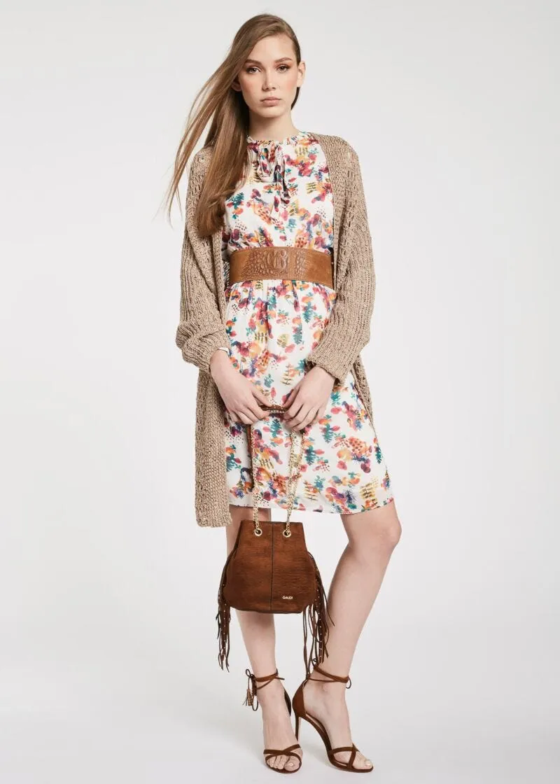 Cardigan in maglia tricot