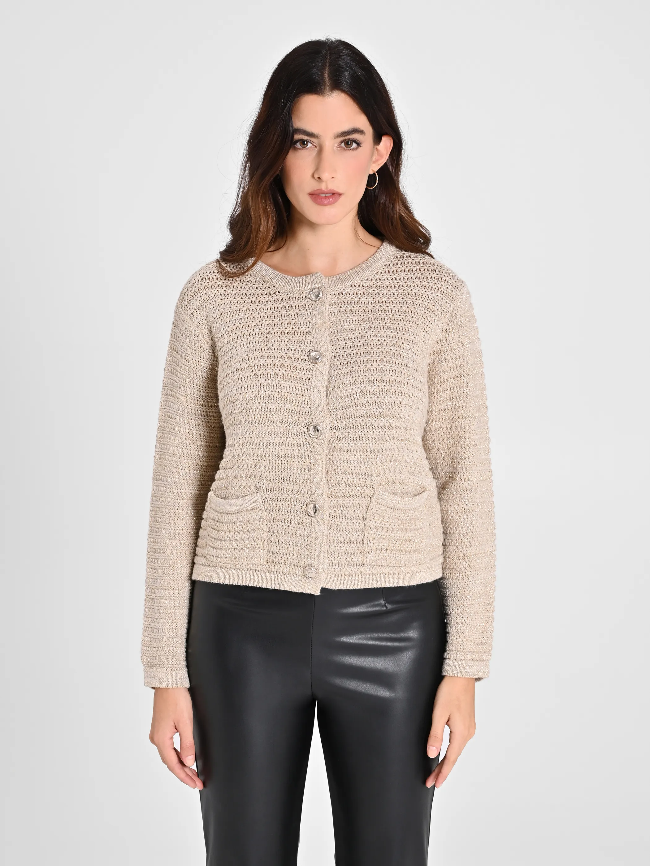      Cardigan Lurex Oro     