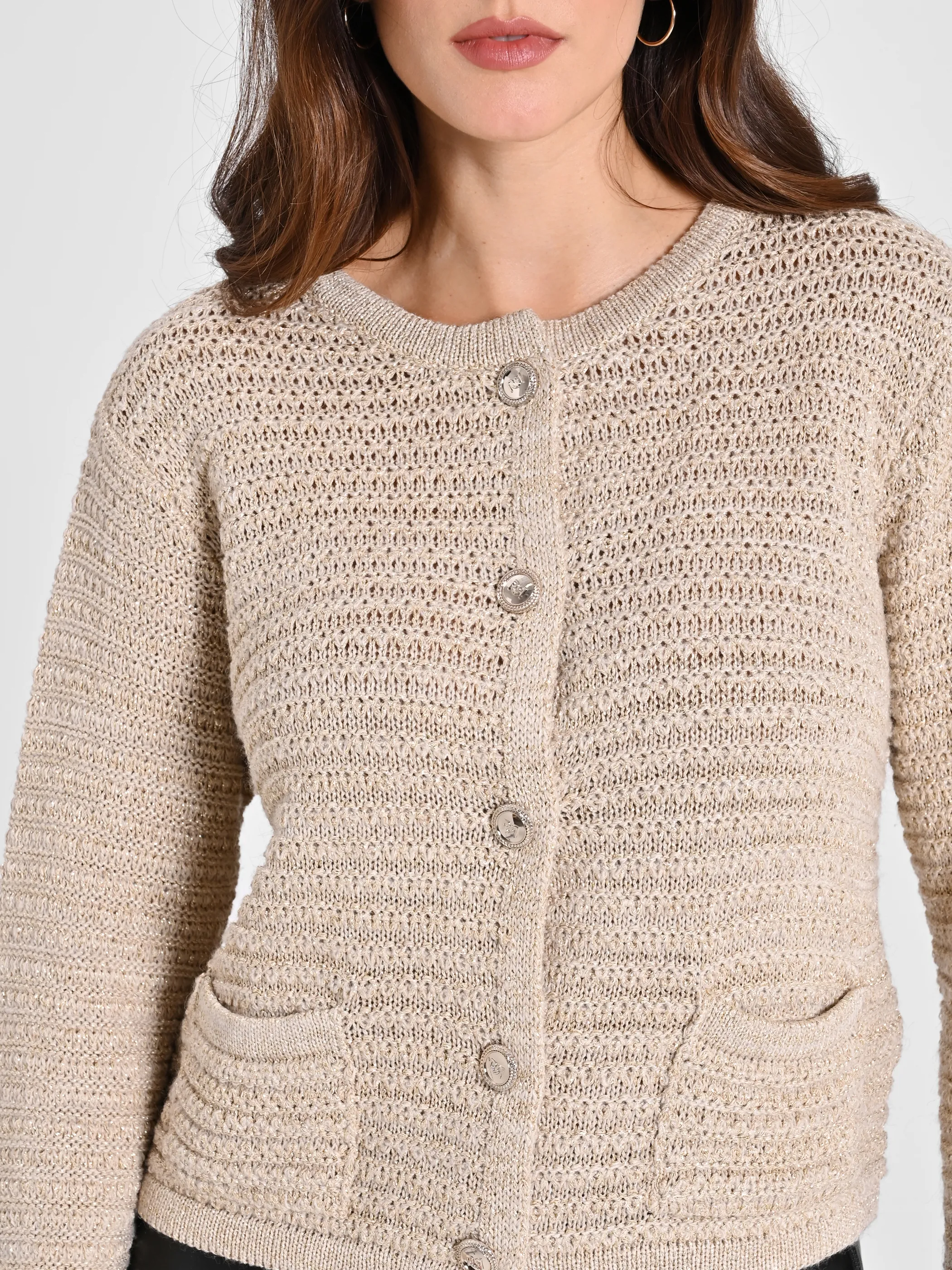      Cardigan Lurex Oro     