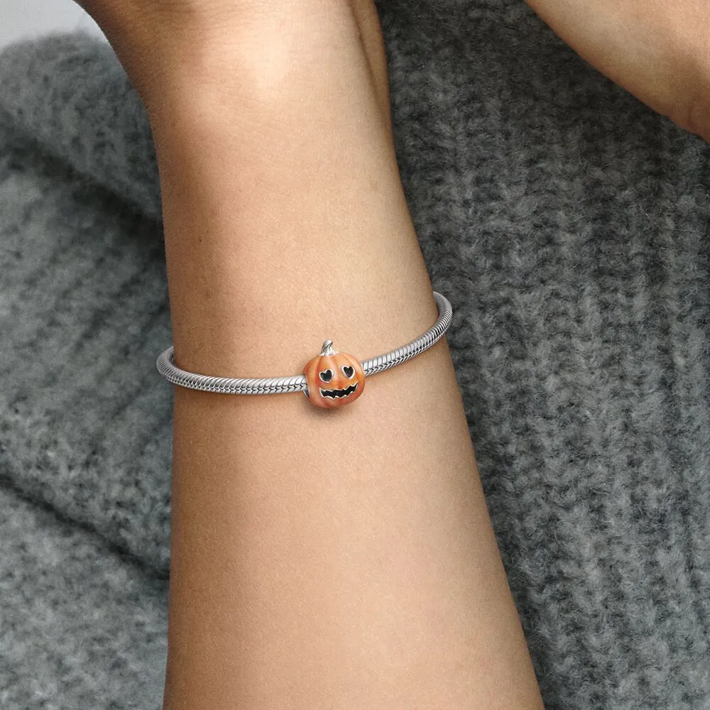 Charm Pandora Zucca di Halloween che si illumina al buio 792291C01