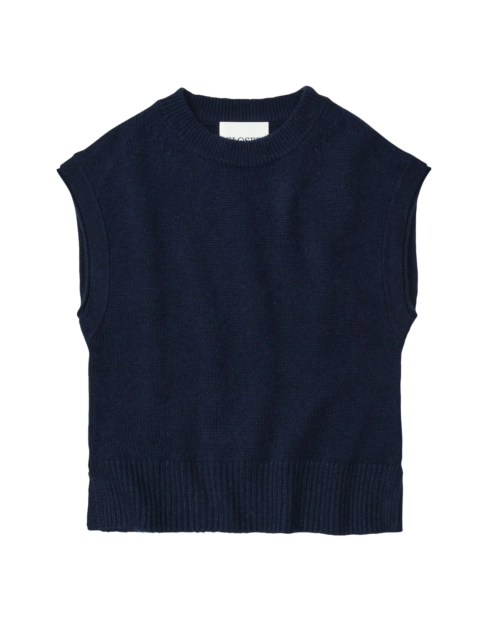 CLOSED Gilet in Cashmere Blu Notte