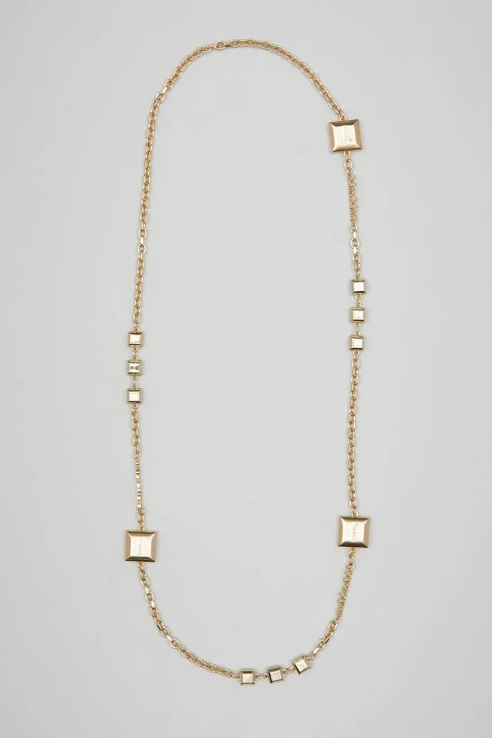 Collana lunga in metallo