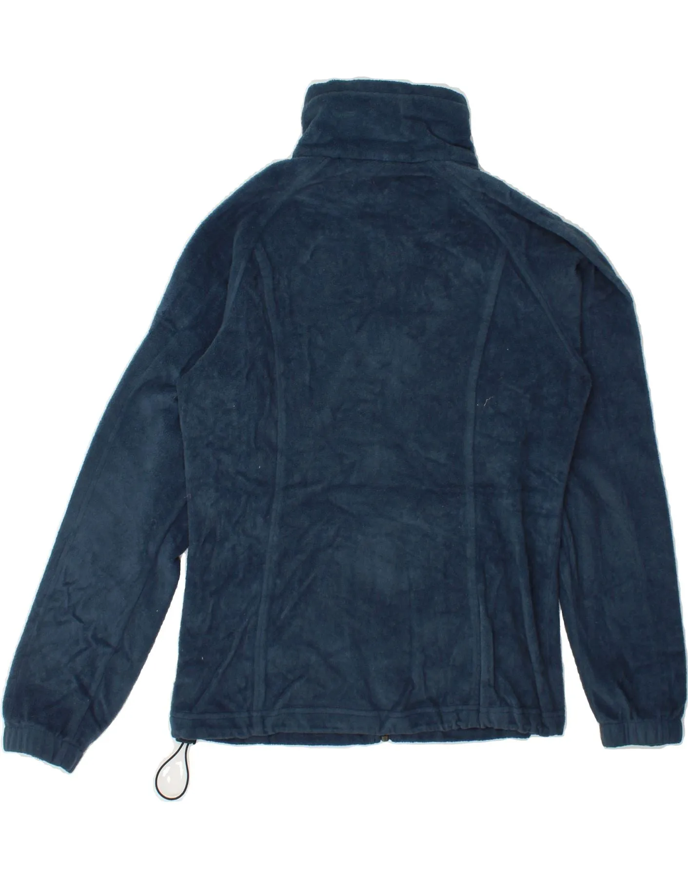 COLUMBIA Womens Fleece Jacket UK 10 Small Navy Blue Polyester
