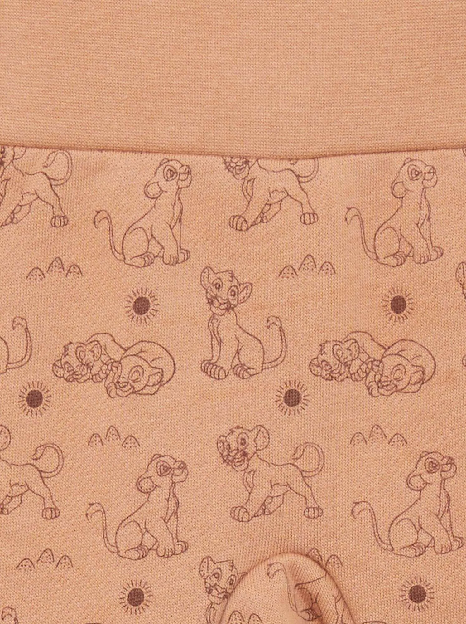 Completo 'Disney' felpa + pantaloni + berrettino 3 pezzi - BEIGE