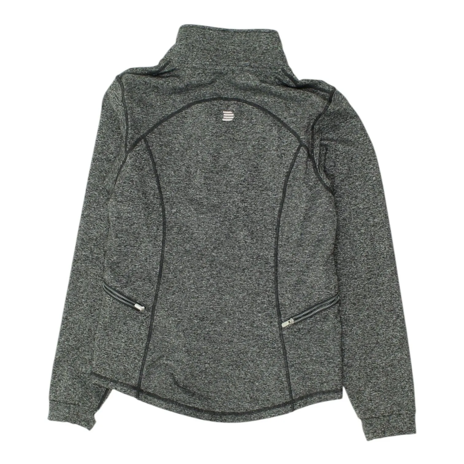 Diesel Activewear Womens Grey Half Zip Jacket | Gym Fitness Sportswear Top VTG