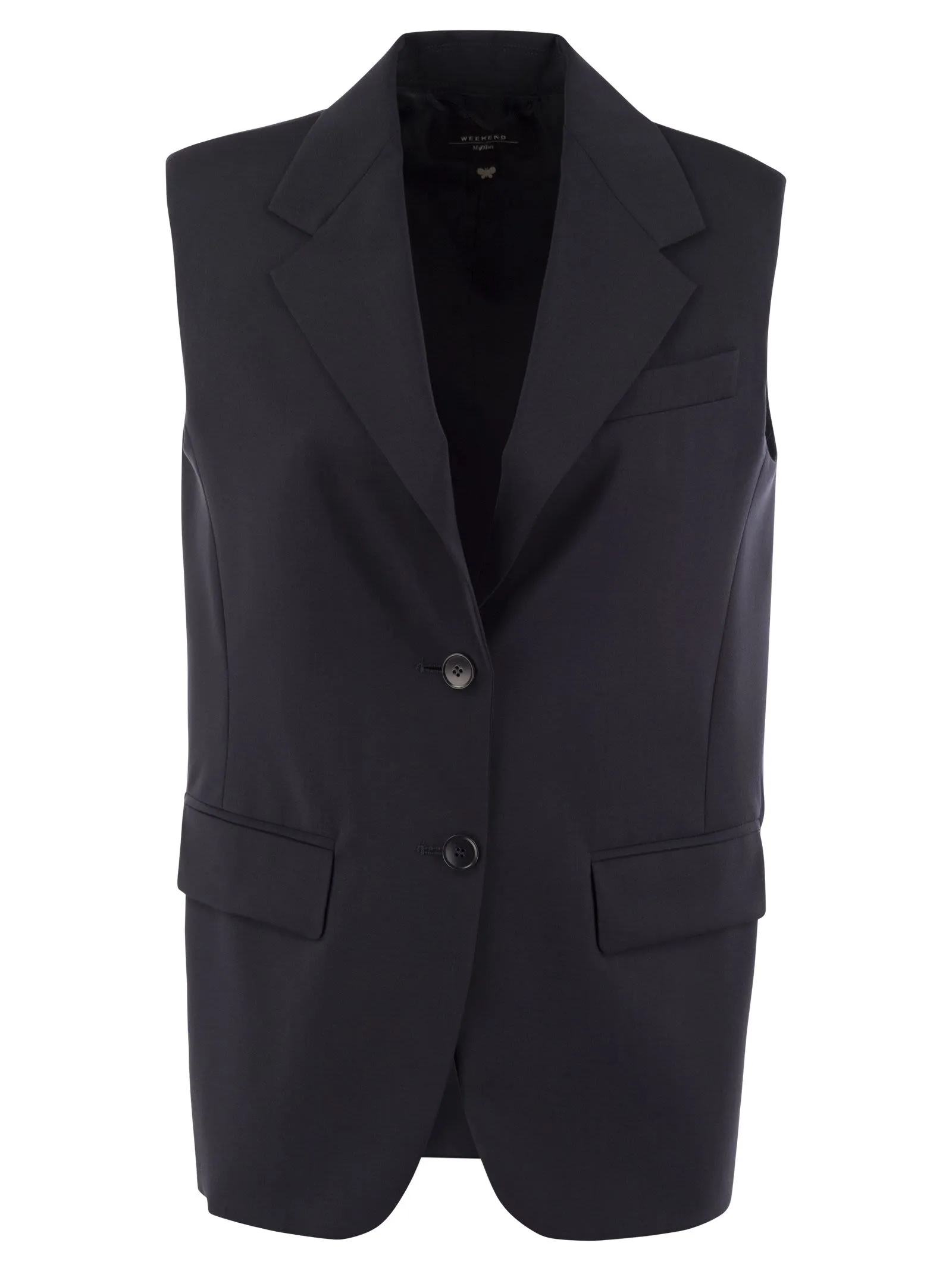 DONNA – Gilet in tela di lana stretch