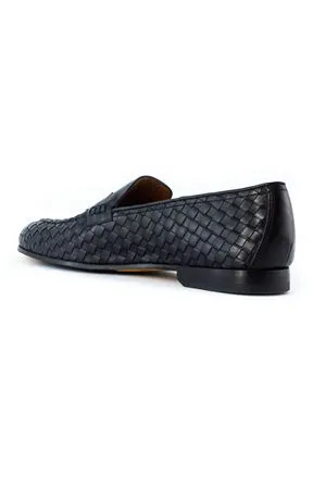 DOUCAL'S Calzature,Mocassini Mocassino Penny in pelle blu 