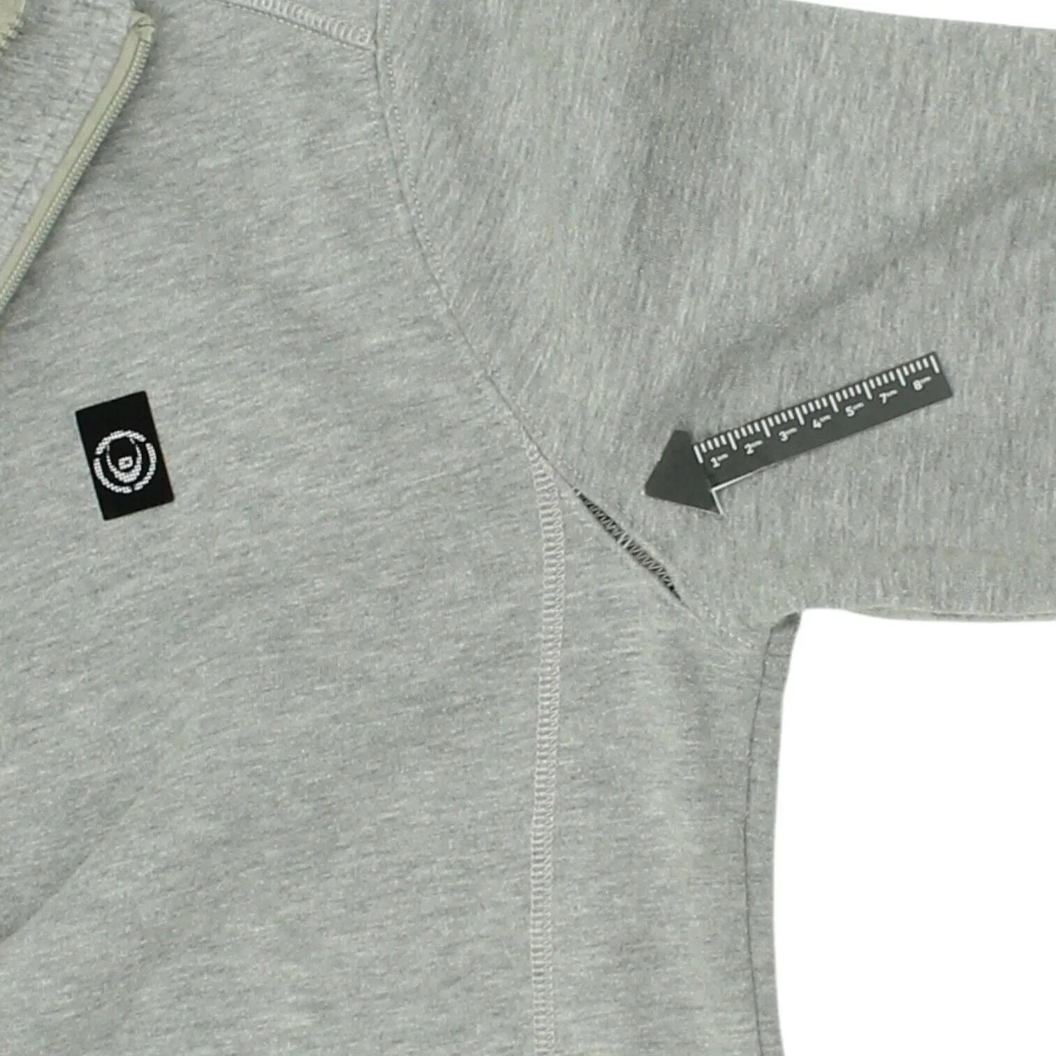 Duck And Cover Mens Grey Half Zip Sweatshirt | Casual Designer Sweat Top Jacket