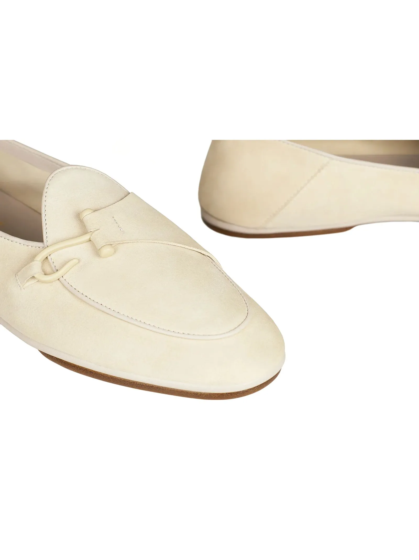 EDHEN MILANO Calzature,Mocassini Mocassini Comporta in camoscio beige chiaro 