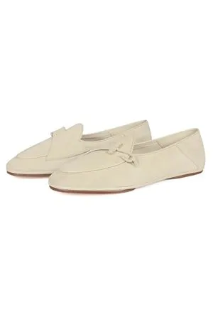 EDHEN MILANO Calzature,Mocassini Mocassini Comporta in camoscio beige chiaro 