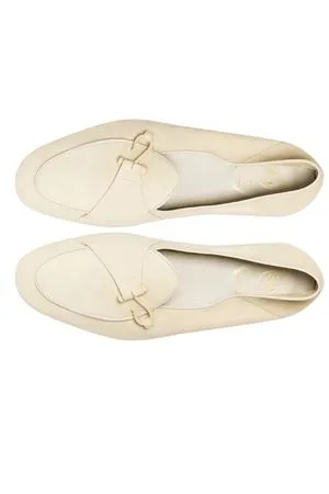 EDHEN MILANO Calzature,Mocassini Mocassini Comporta in camoscio beige chiaro 
