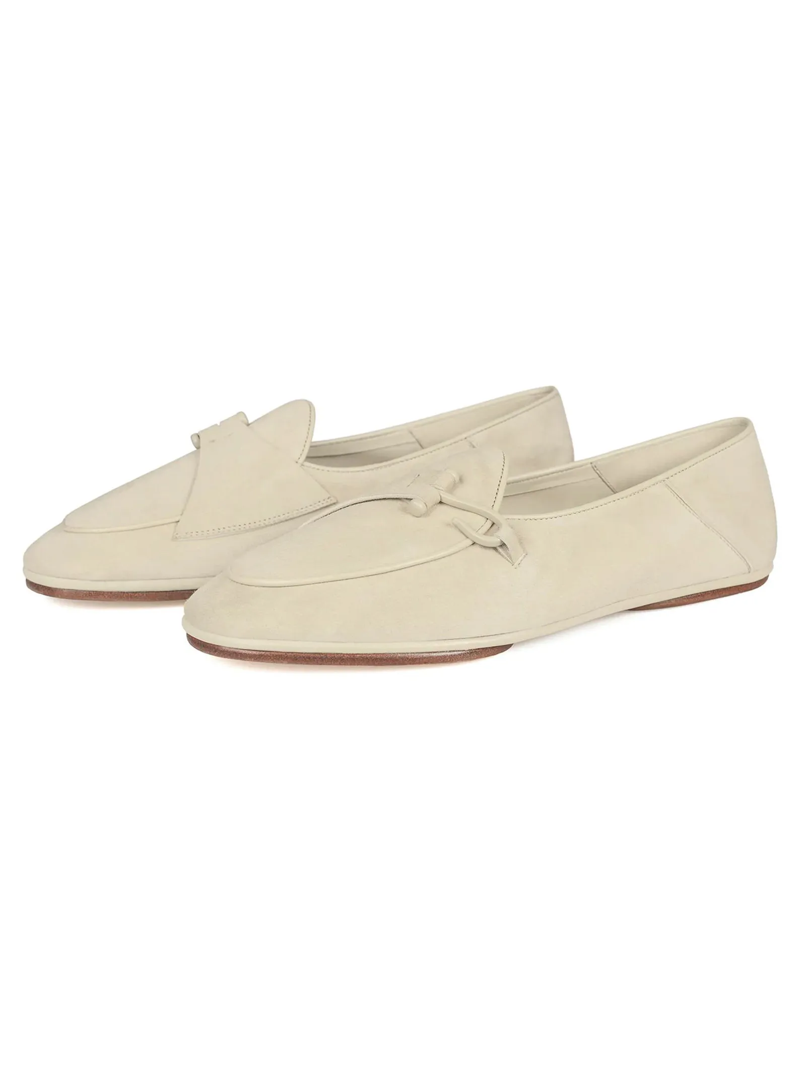 EDHEN MILANO Calzature,Mocassini Mocassini Comporta in camoscio beige chiaro 