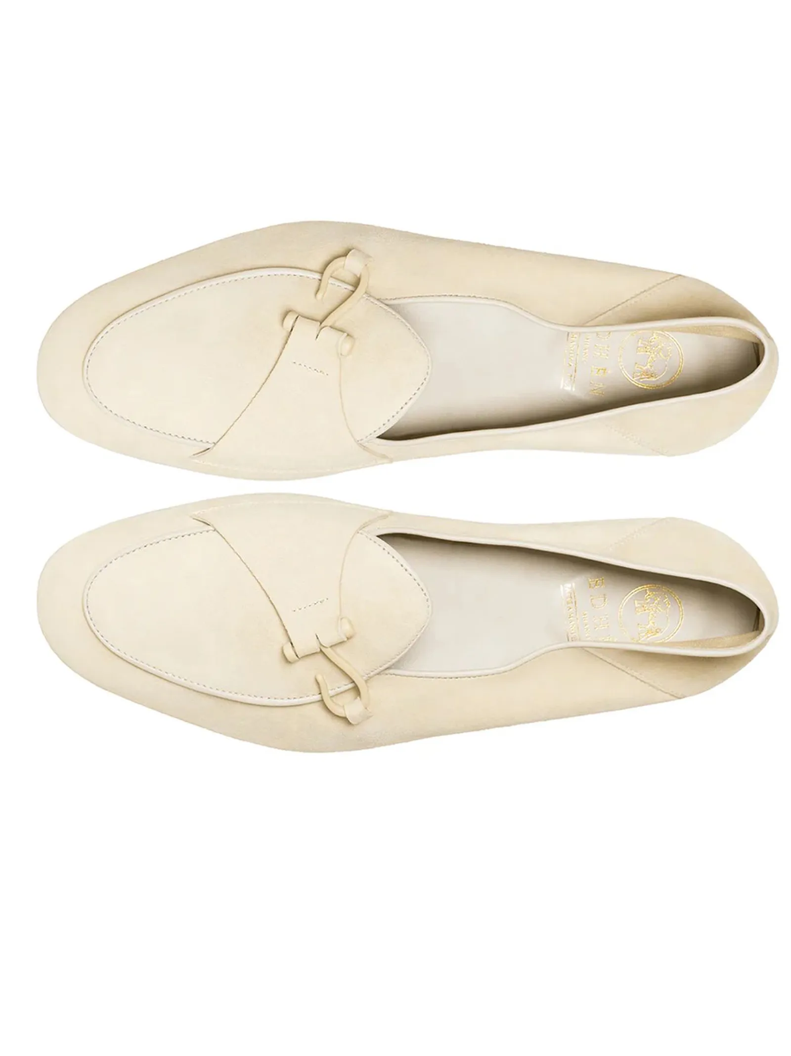 EDHEN MILANO Calzature,Mocassini Mocassini Comporta in camoscio beige chiaro 