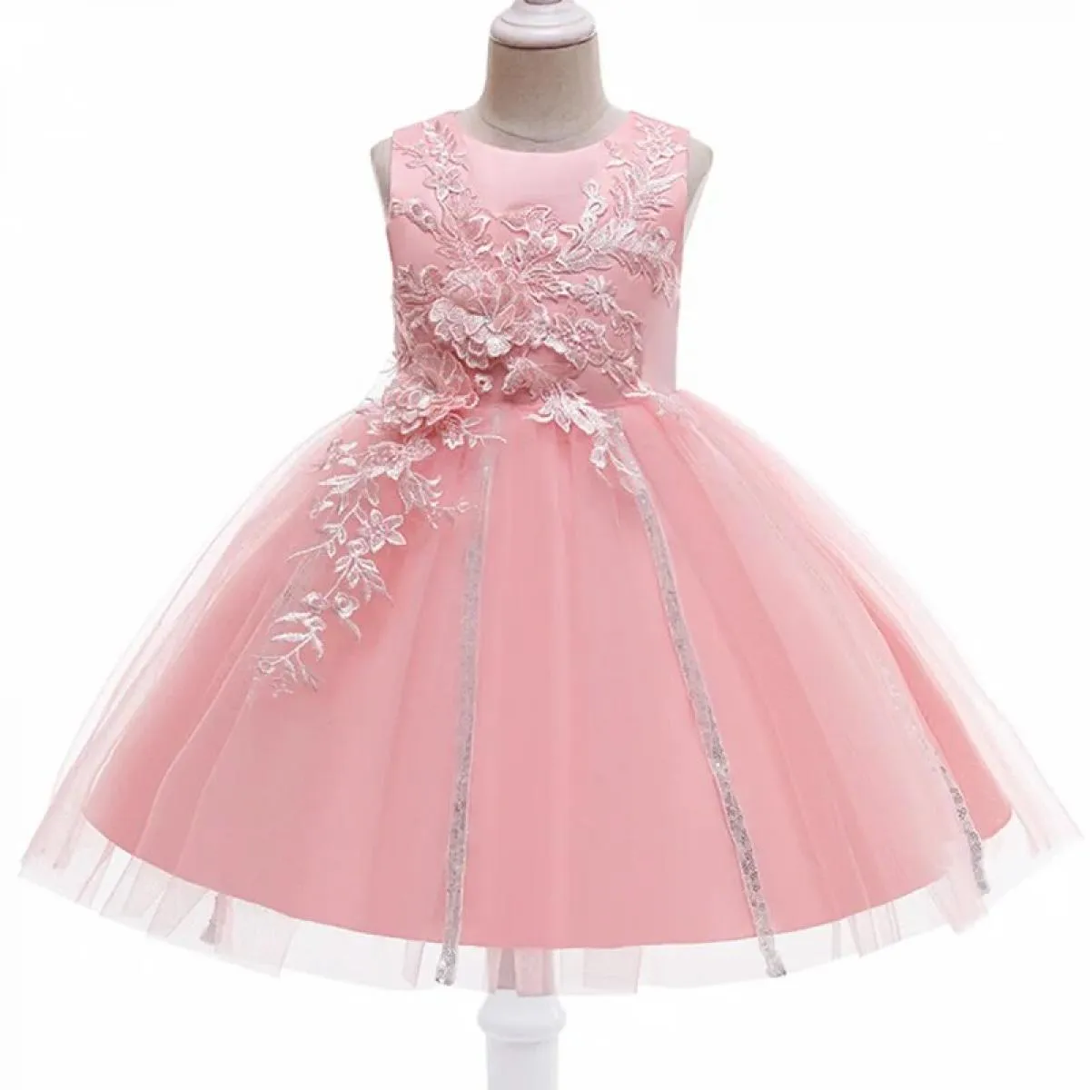 Elegante abito da festa per ragazza di fiore per matrimonio, compleanno, formale, tutù di gala, abito da sera per bambini, costu