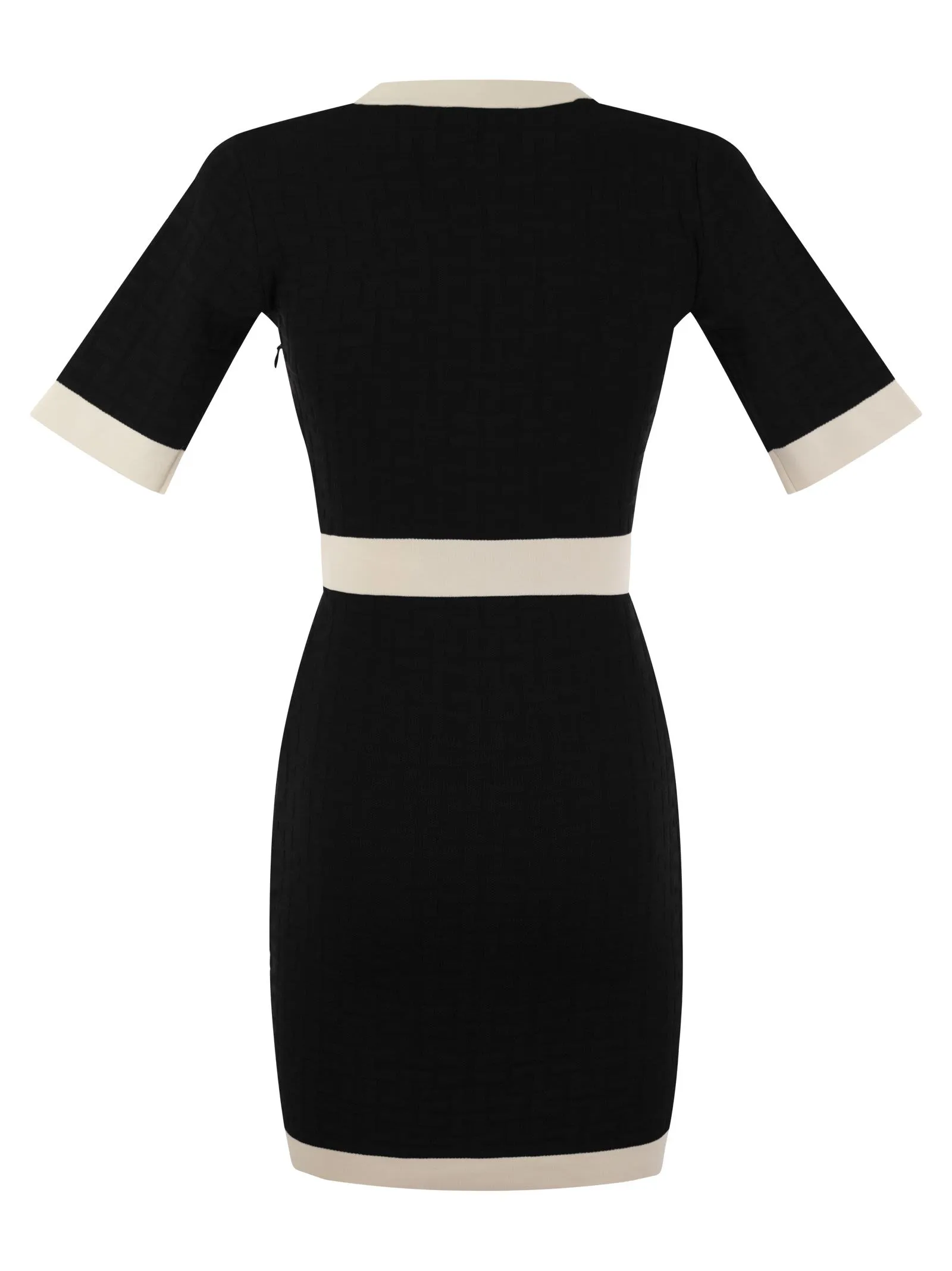 Embossed viscose minidress