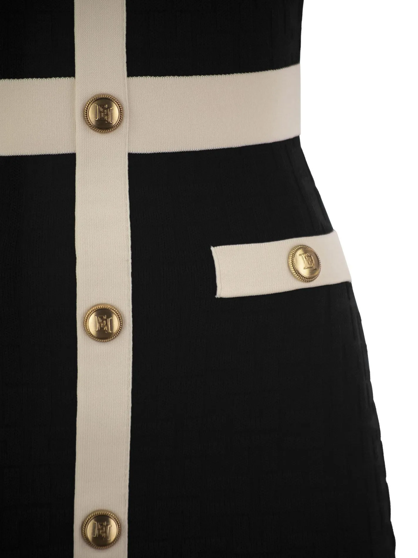 Embossed viscose minidress