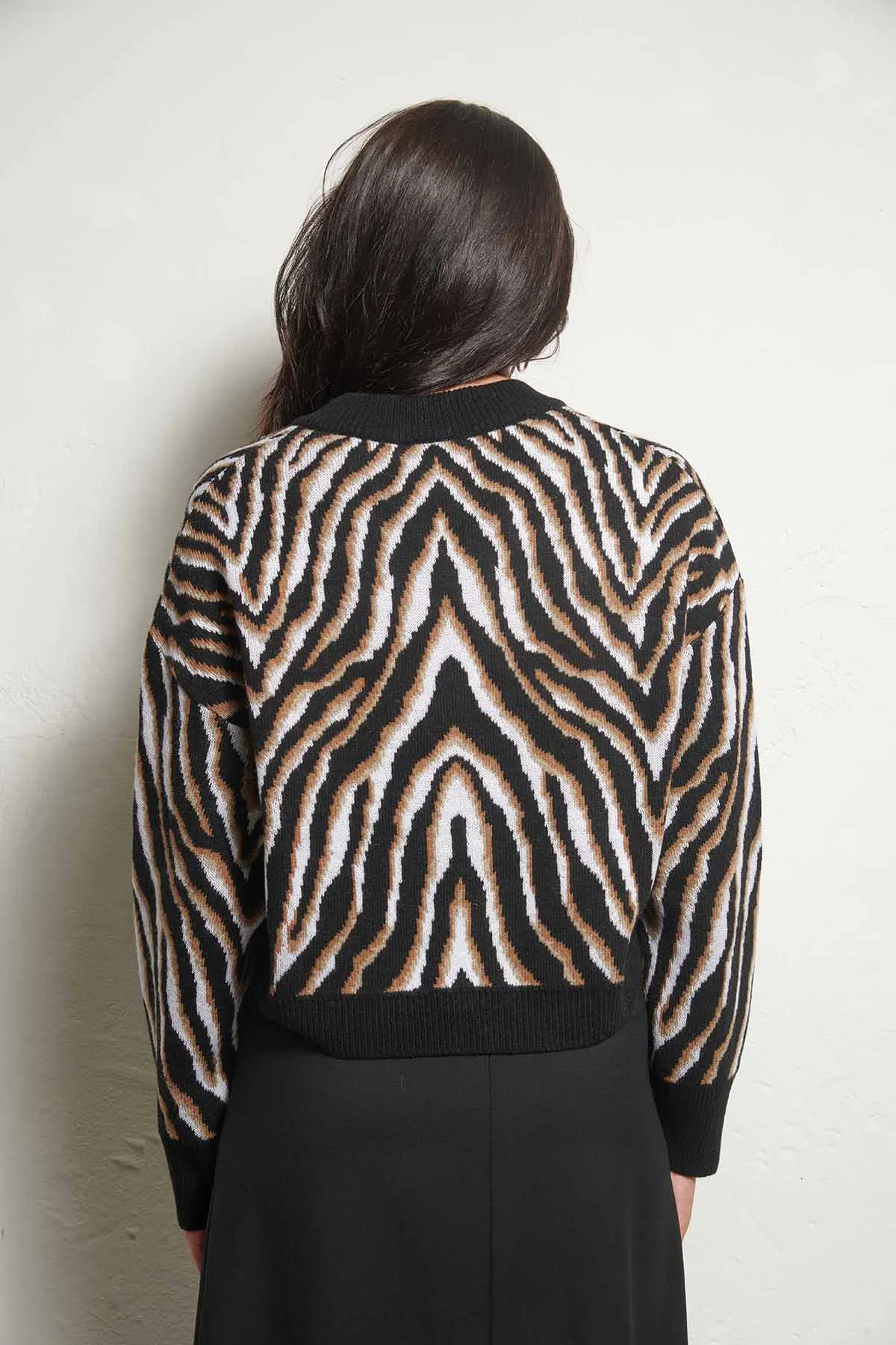 ERIKA CAVALLINI Cardigan Jacquard FIONA