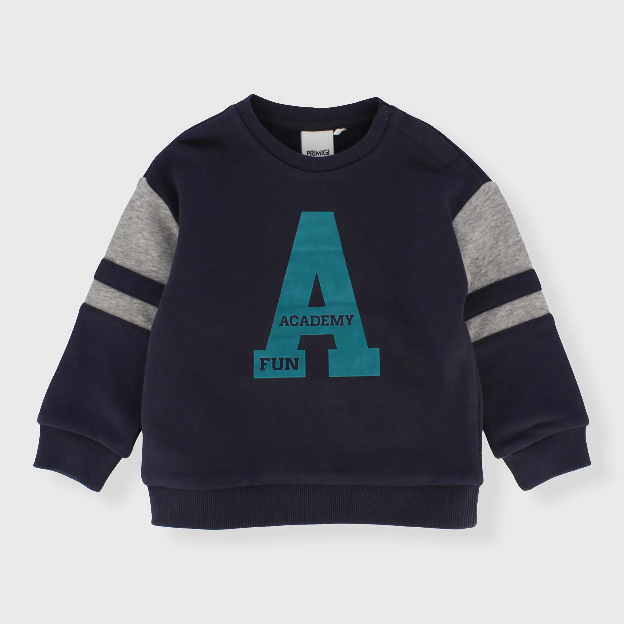 Felpa girocollo da bambino, BLU            