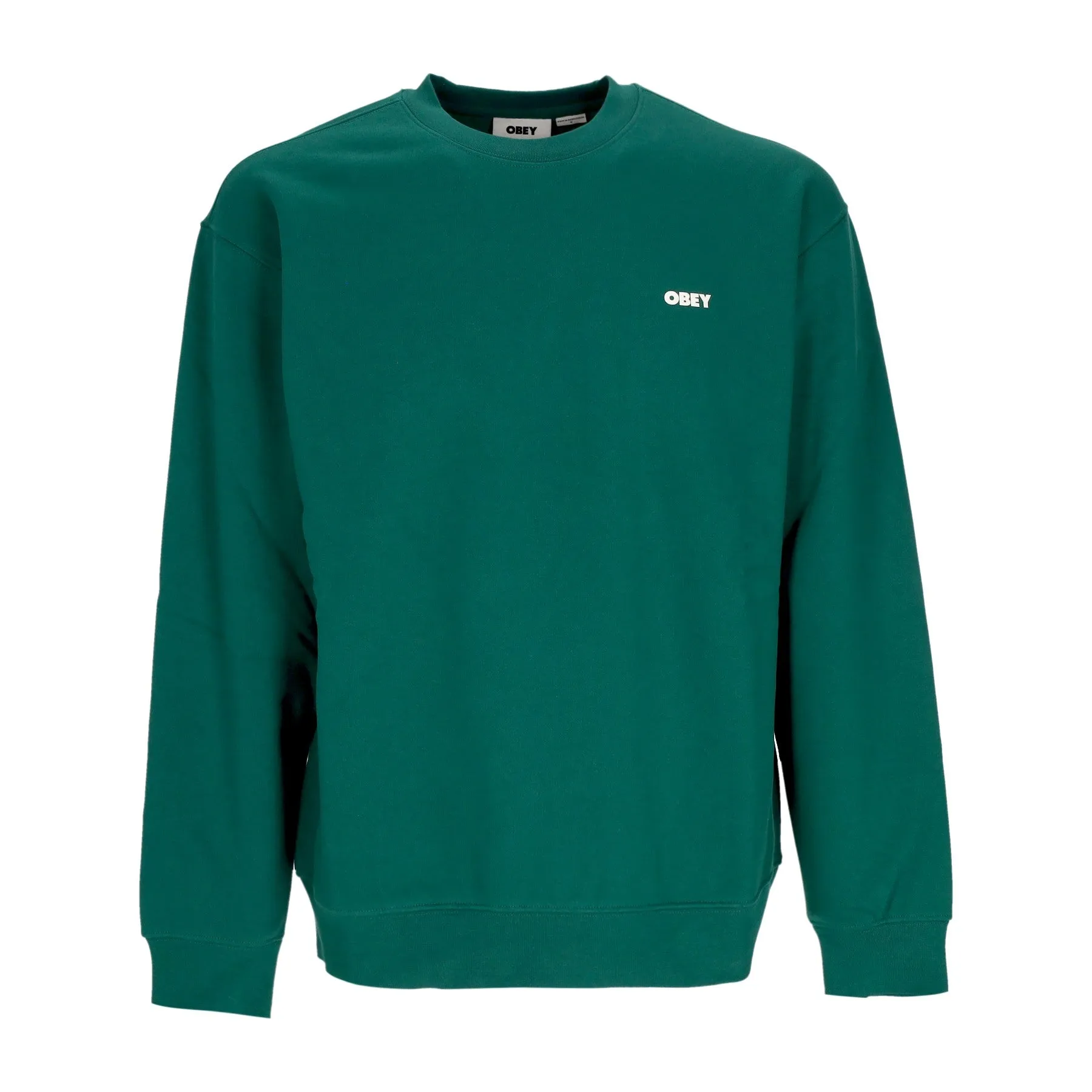 Felpa Girocollo Uomo Bold Premium Crew Fleece Adventure Green