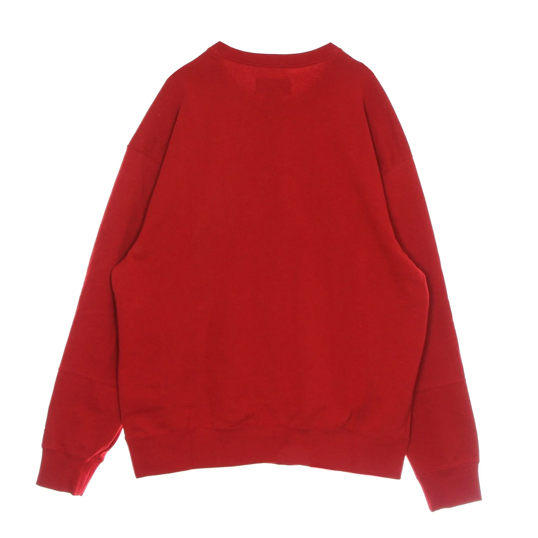 Felpa Leggera Girocollo Uomo Jumpman Fleece Crew Gym Red