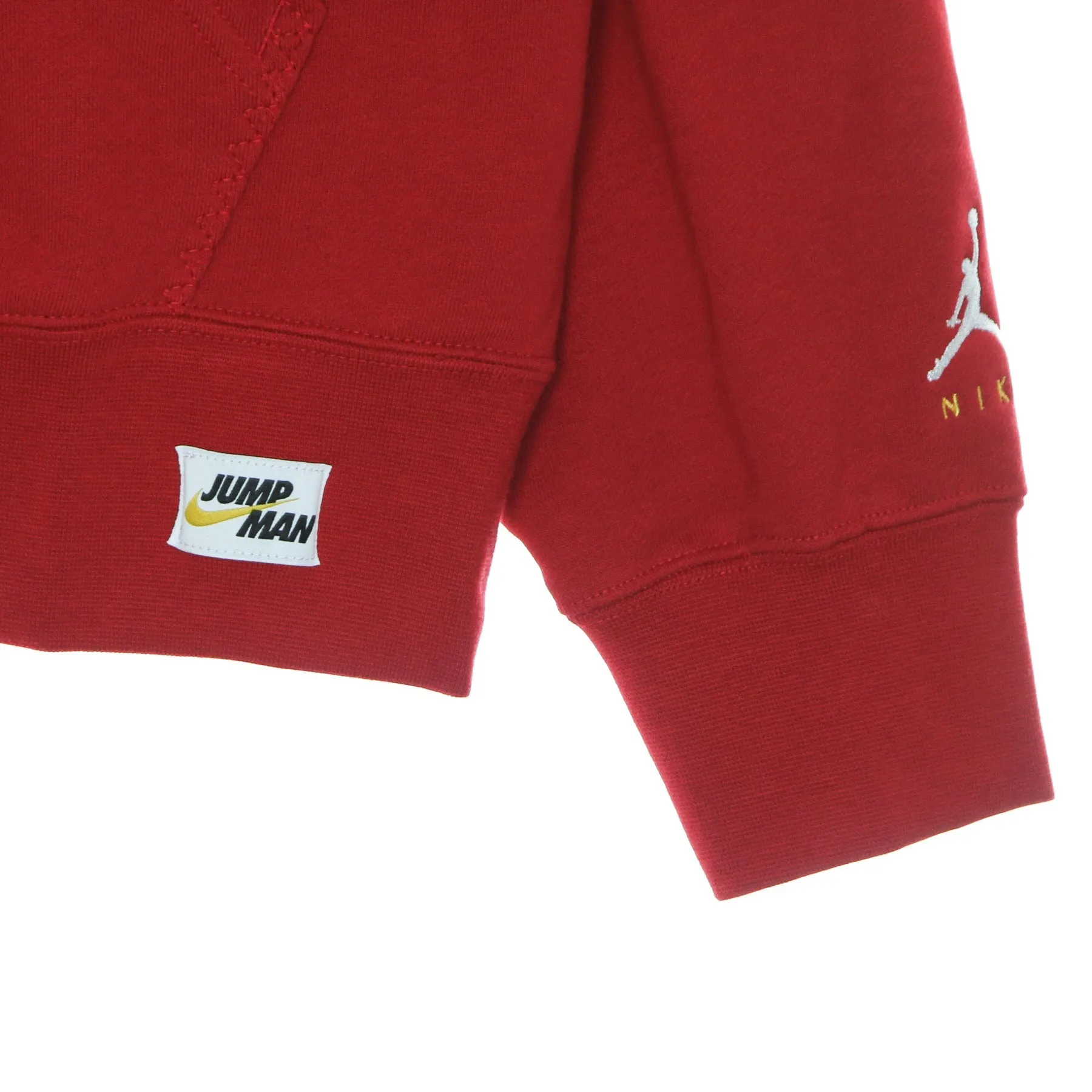 Felpa Leggera Girocollo Uomo Jumpman Fleece Crew Gym Red