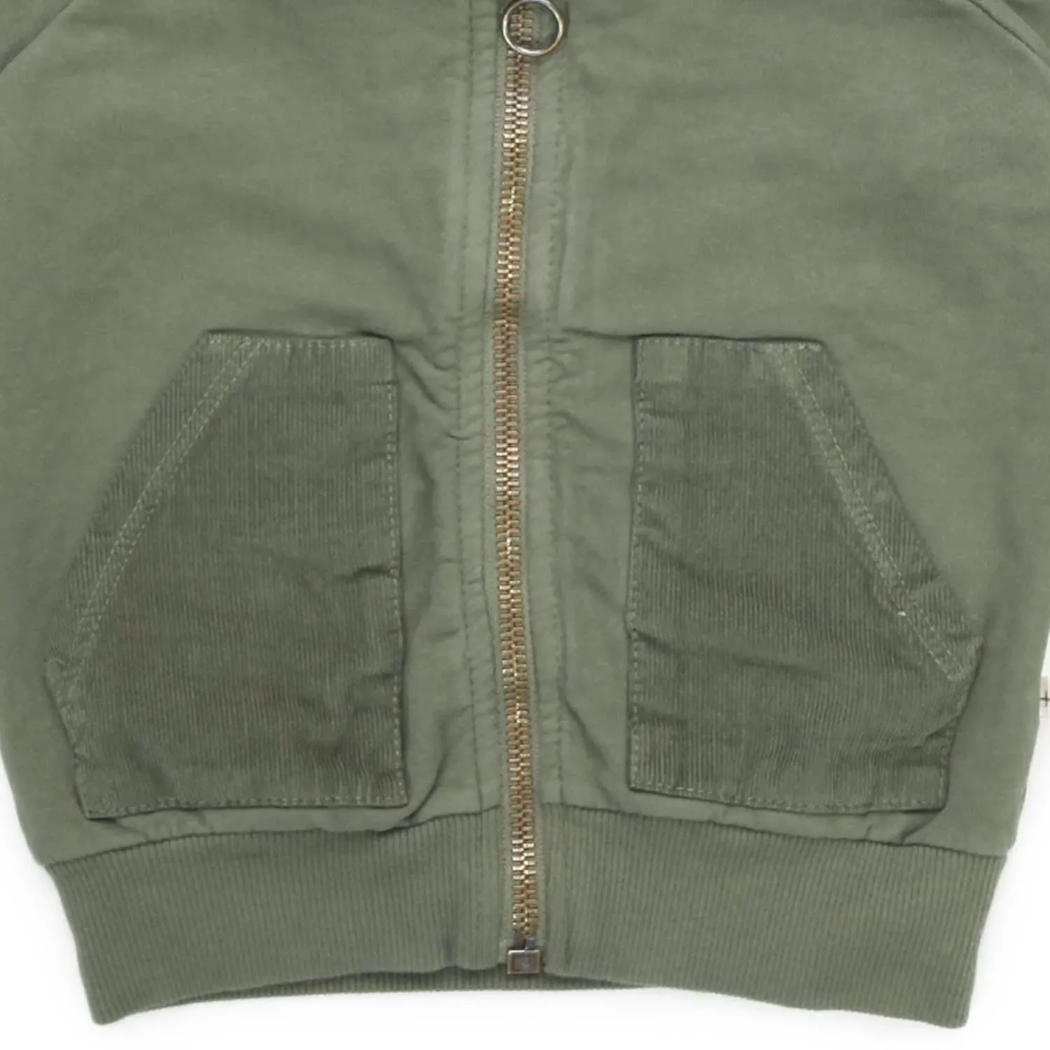 Felpa Quinn Verde Oliva Baby Unisex