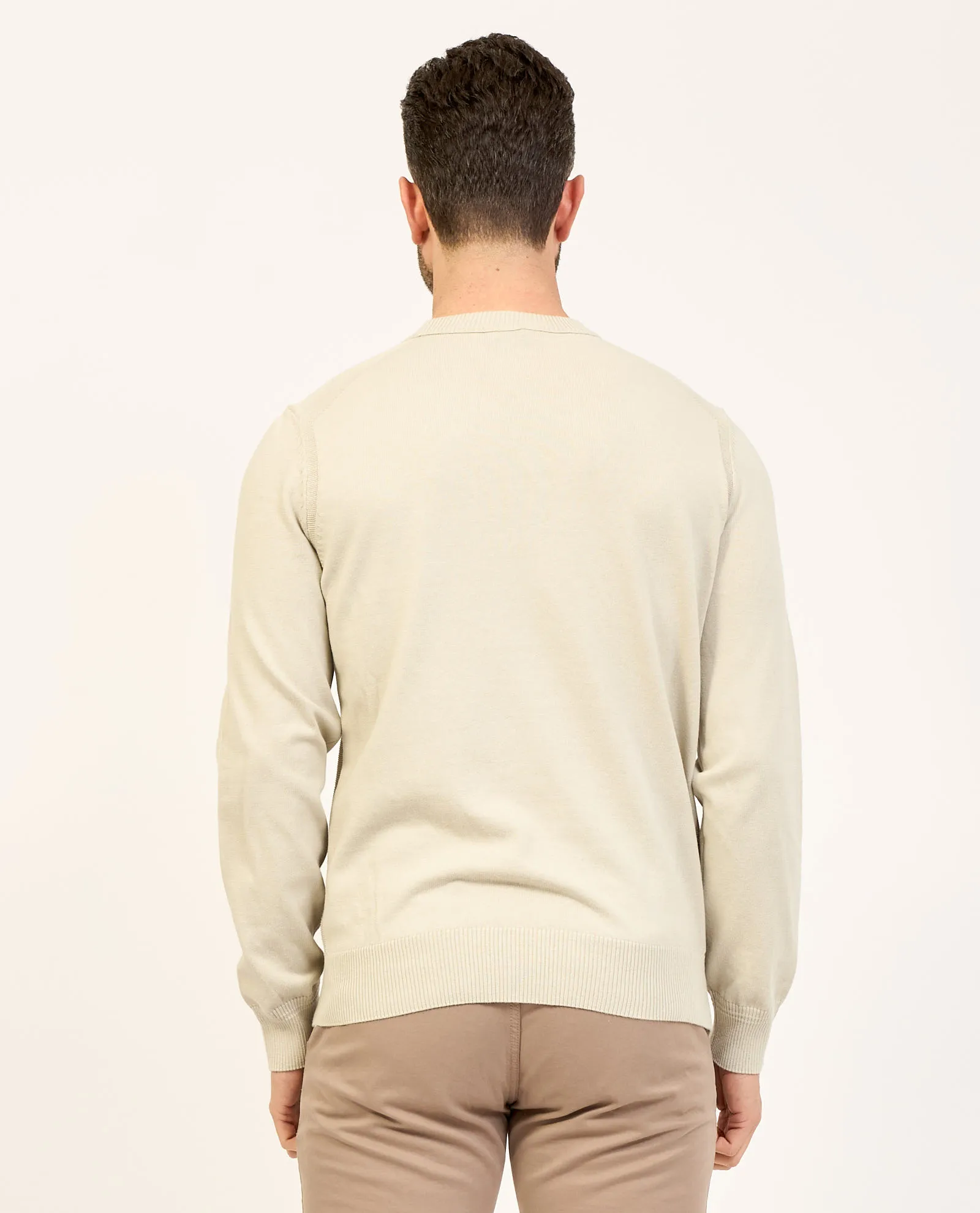 Felpa uomo Boss regular fit con logo ricamato
