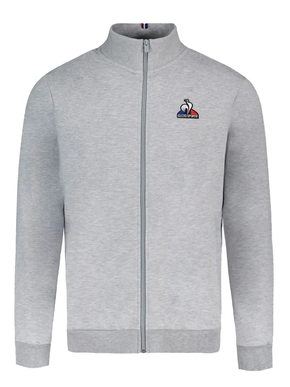 Felpa Uomo grigio a zip con logo