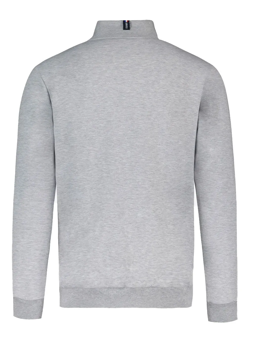 Felpa Uomo grigio a zip con logo