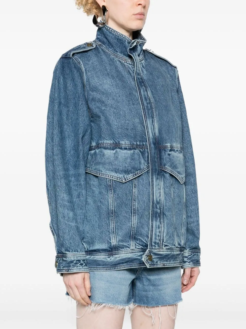   Frame  Giacca oversize in denim  