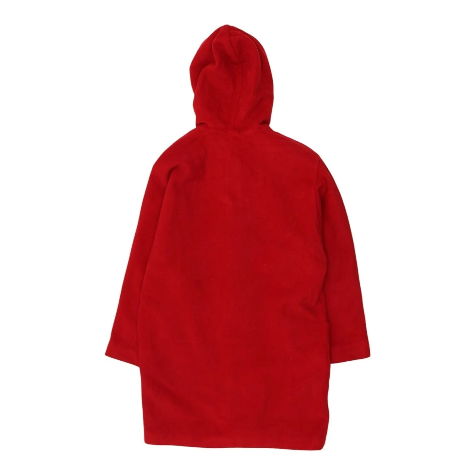 Franco Ancona Womens Red Hooded Duffle Coat | Vintage Designer Winter Jacket