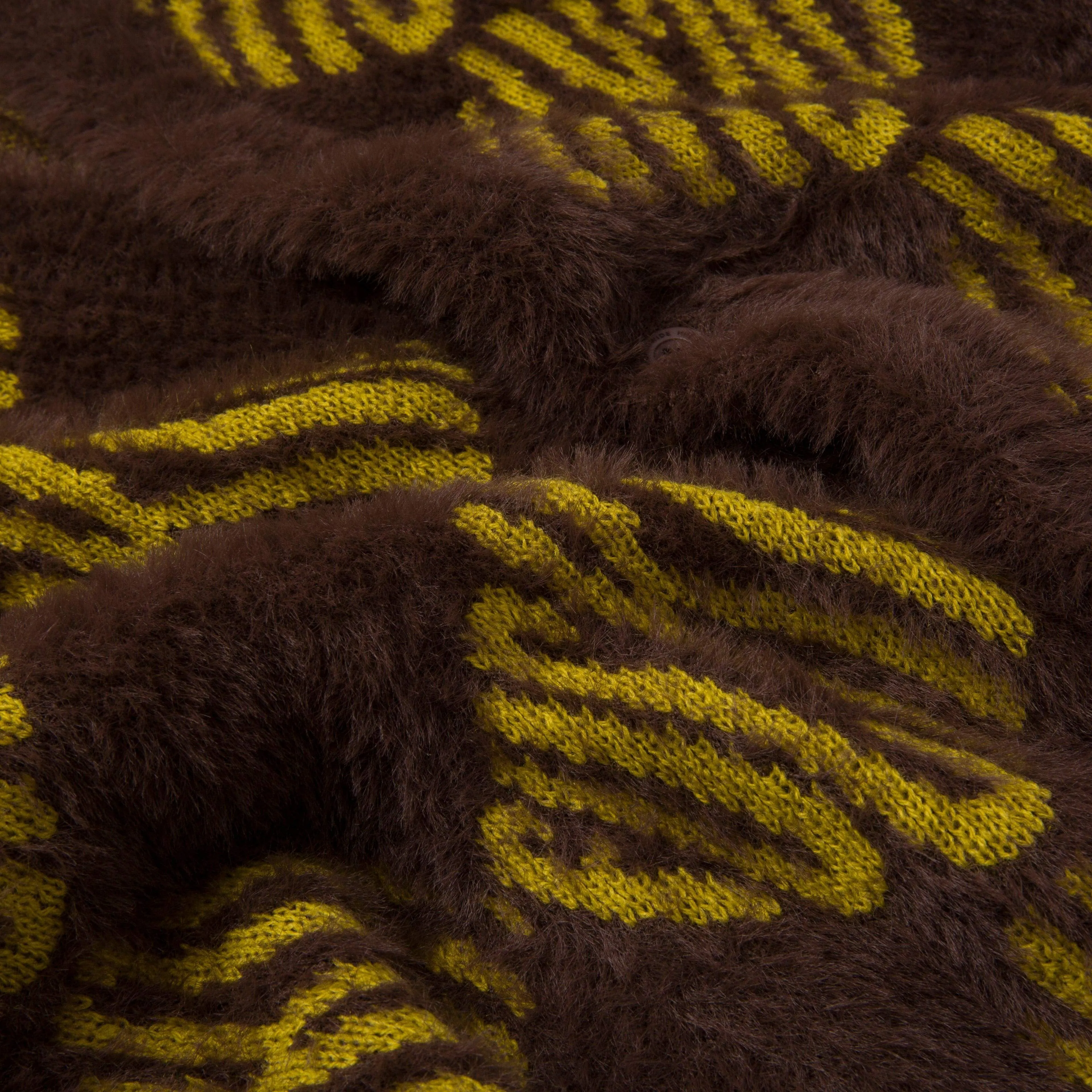 FUCK IT CARDIGAN - CHOCOLATE BROWN