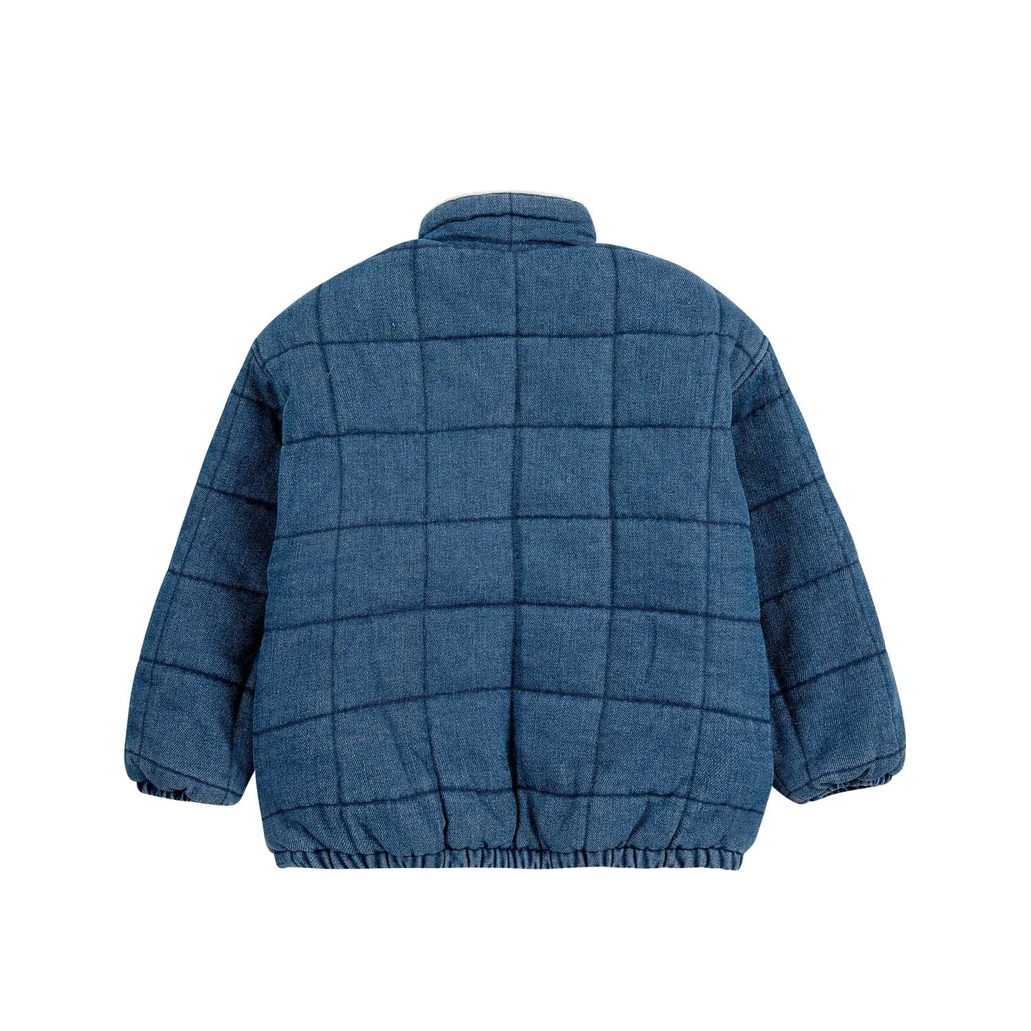 Funny Face denim quilted jacket