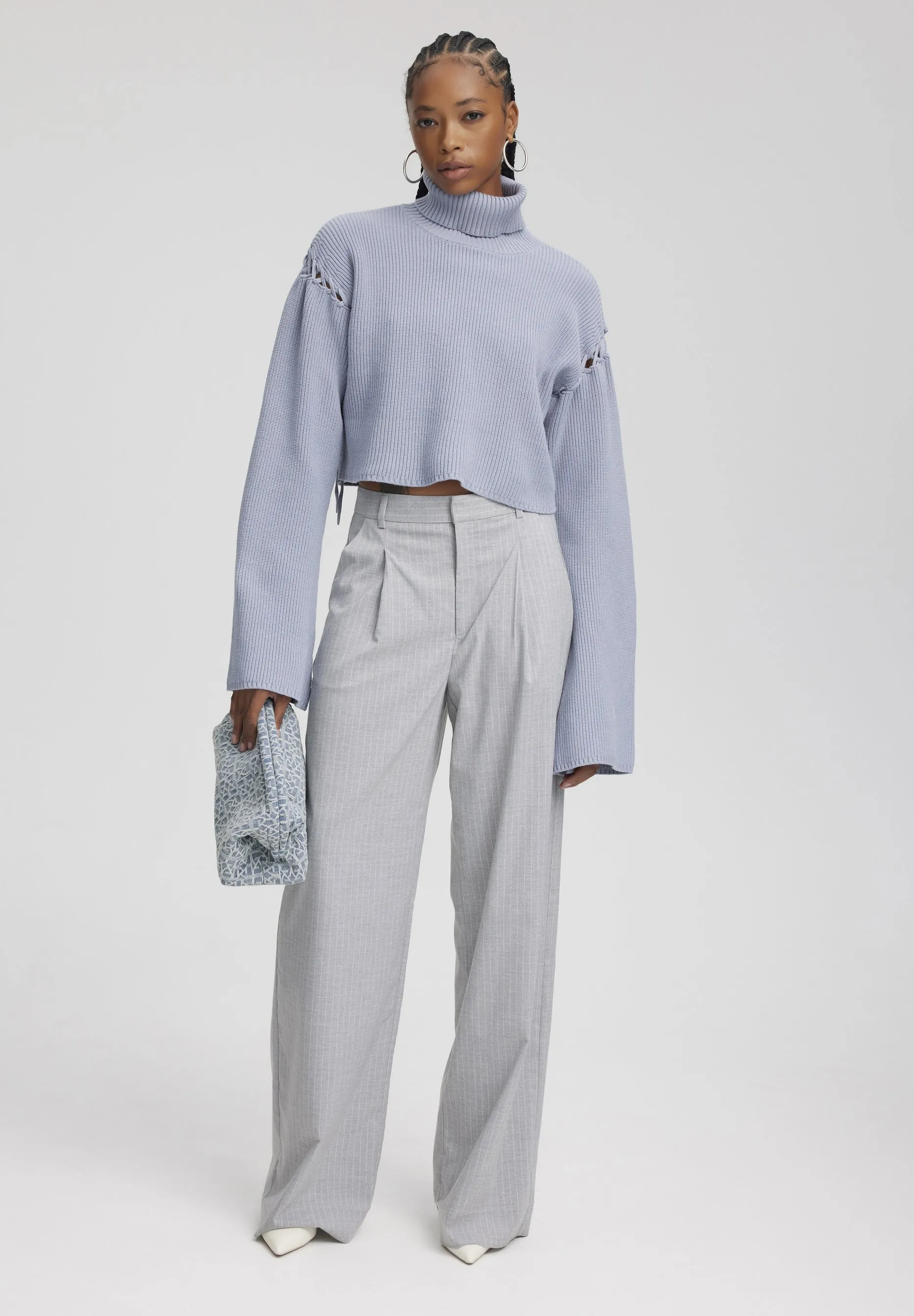 GEORGIA CROPPED ROLLNECK - Maglione