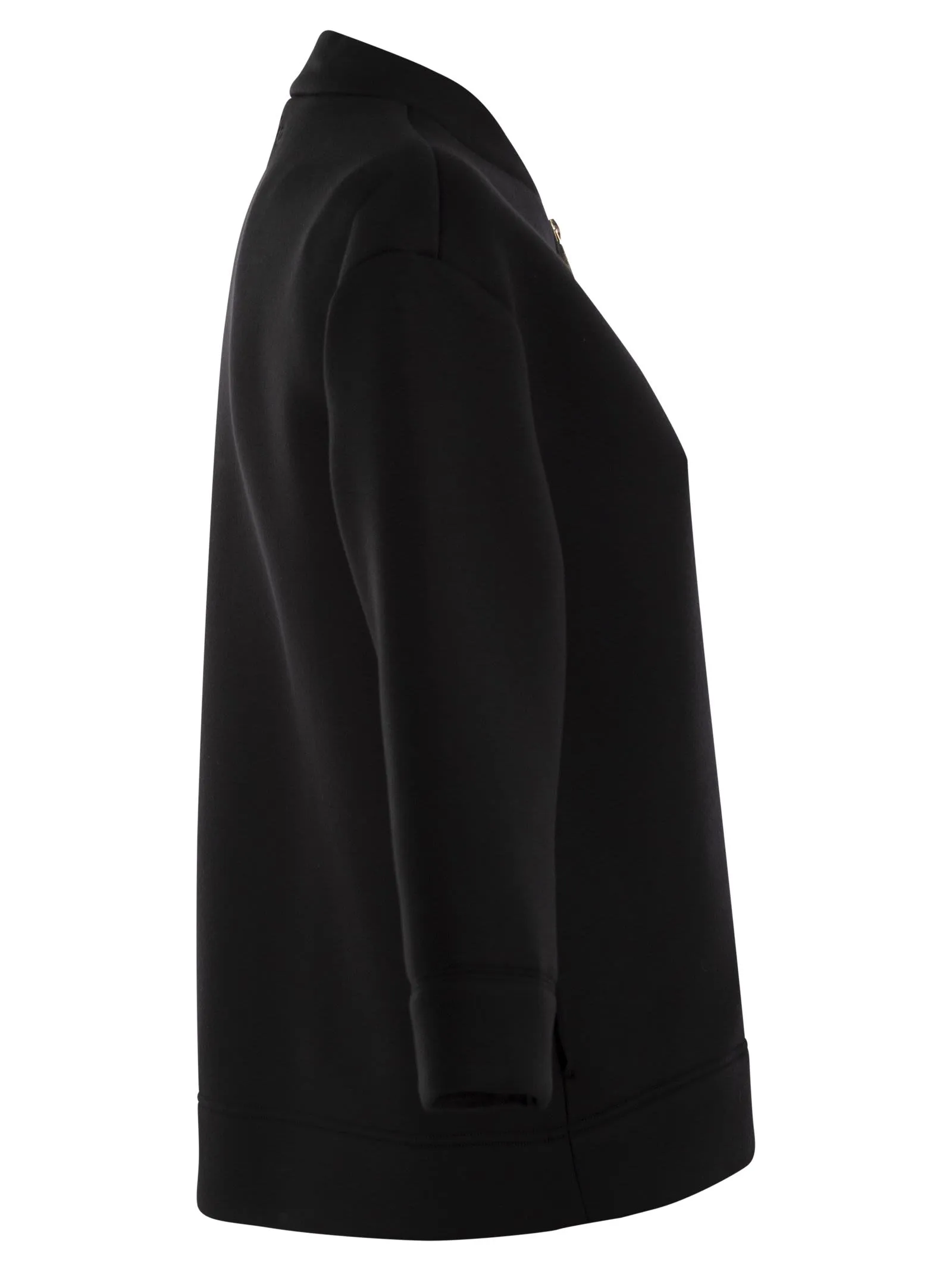GHIANDA – Scuba jersey bomber jacket
