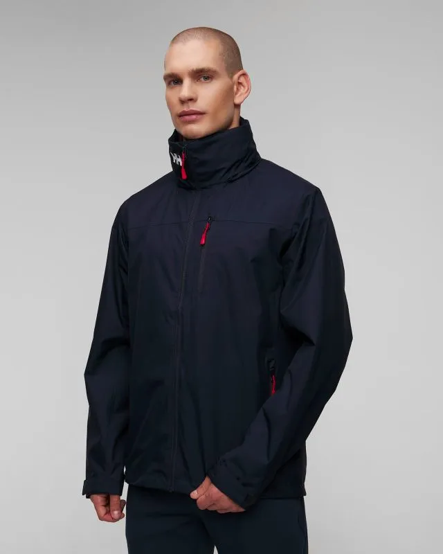 Giacca blu scuro nautica da uomo Helly Hansen Crew Hooded Jacket 2.0