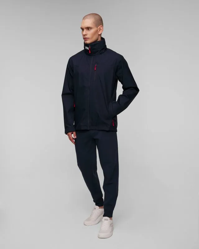 Giacca blu scuro nautica da uomo Helly Hansen Crew Hooded Jacket 2.0