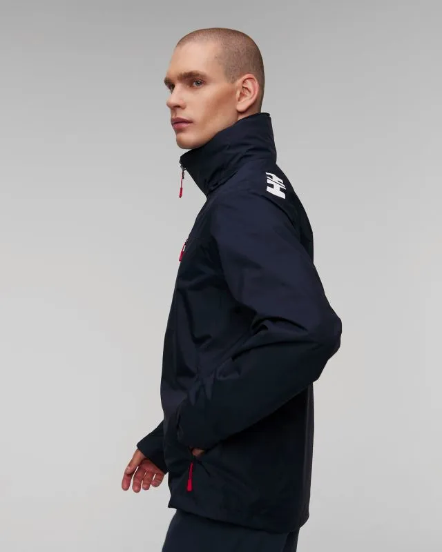 Giacca blu scuro nautica da uomo Helly Hansen Crew Hooded Jacket 2.0