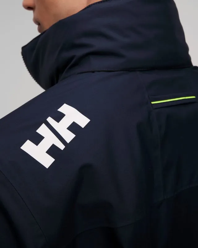 Giacca blu scuro nautica da uomo Helly Hansen Crew Hooded Jacket 2.0