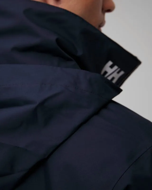 Giacca blu scuro nautica da uomo Helly Hansen Crew Hooded Jacket 2.0