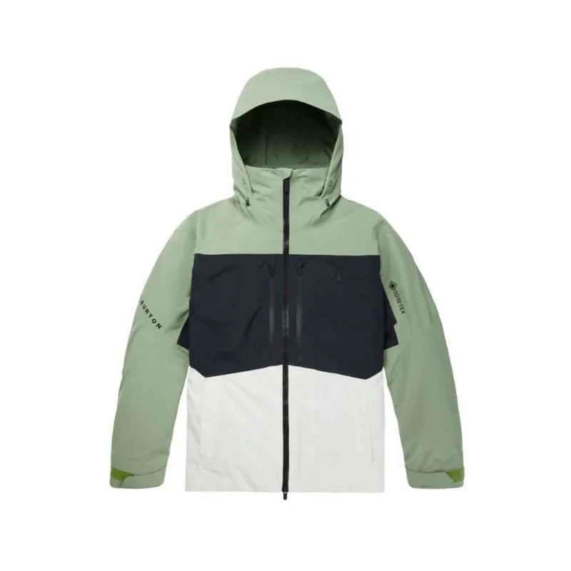 Giacca Burton Swash Gore-tex 2L (Hedge Green / Stout White / True Black) uomo