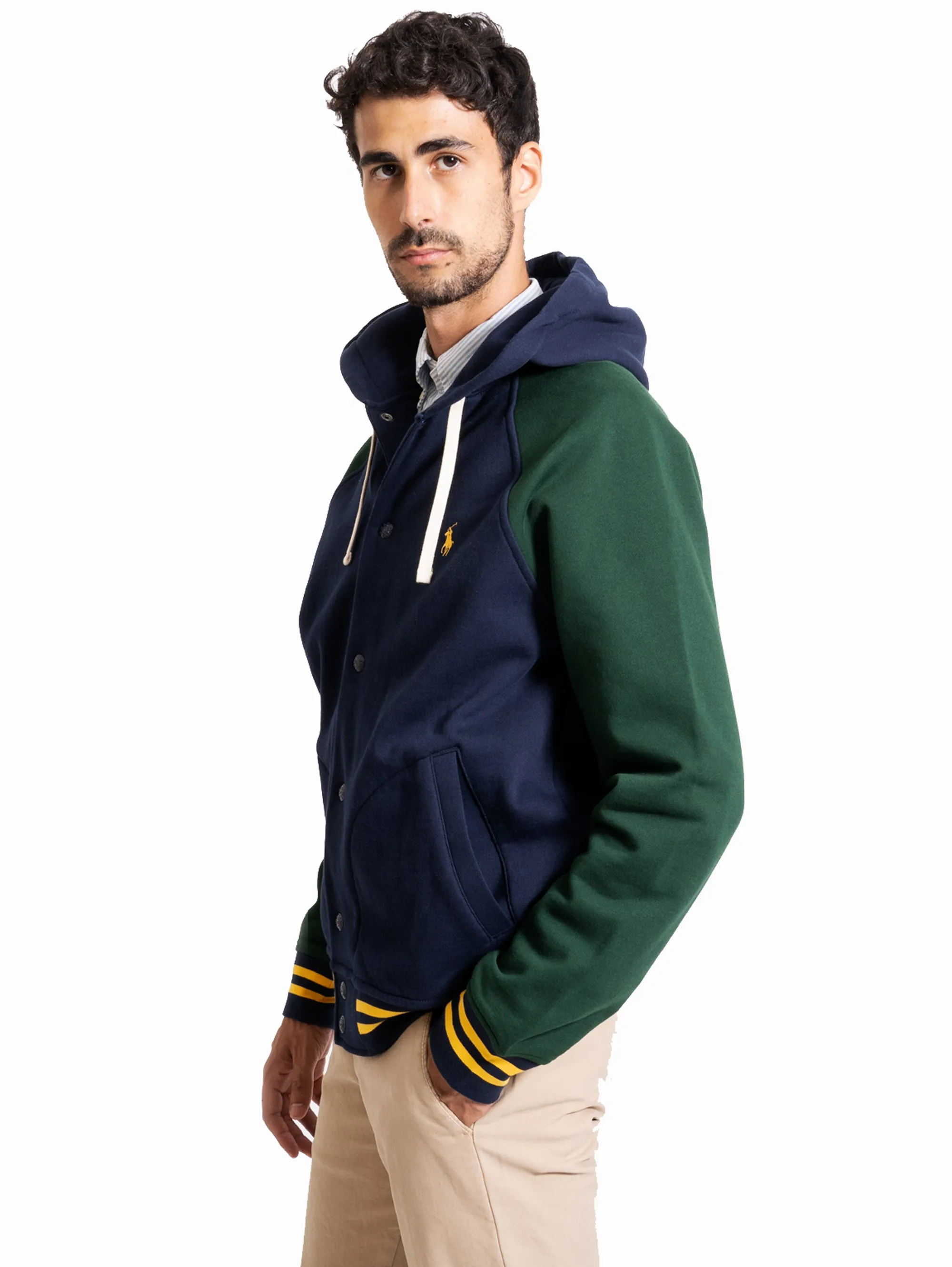 Giacca da Baseball Blu/Verde