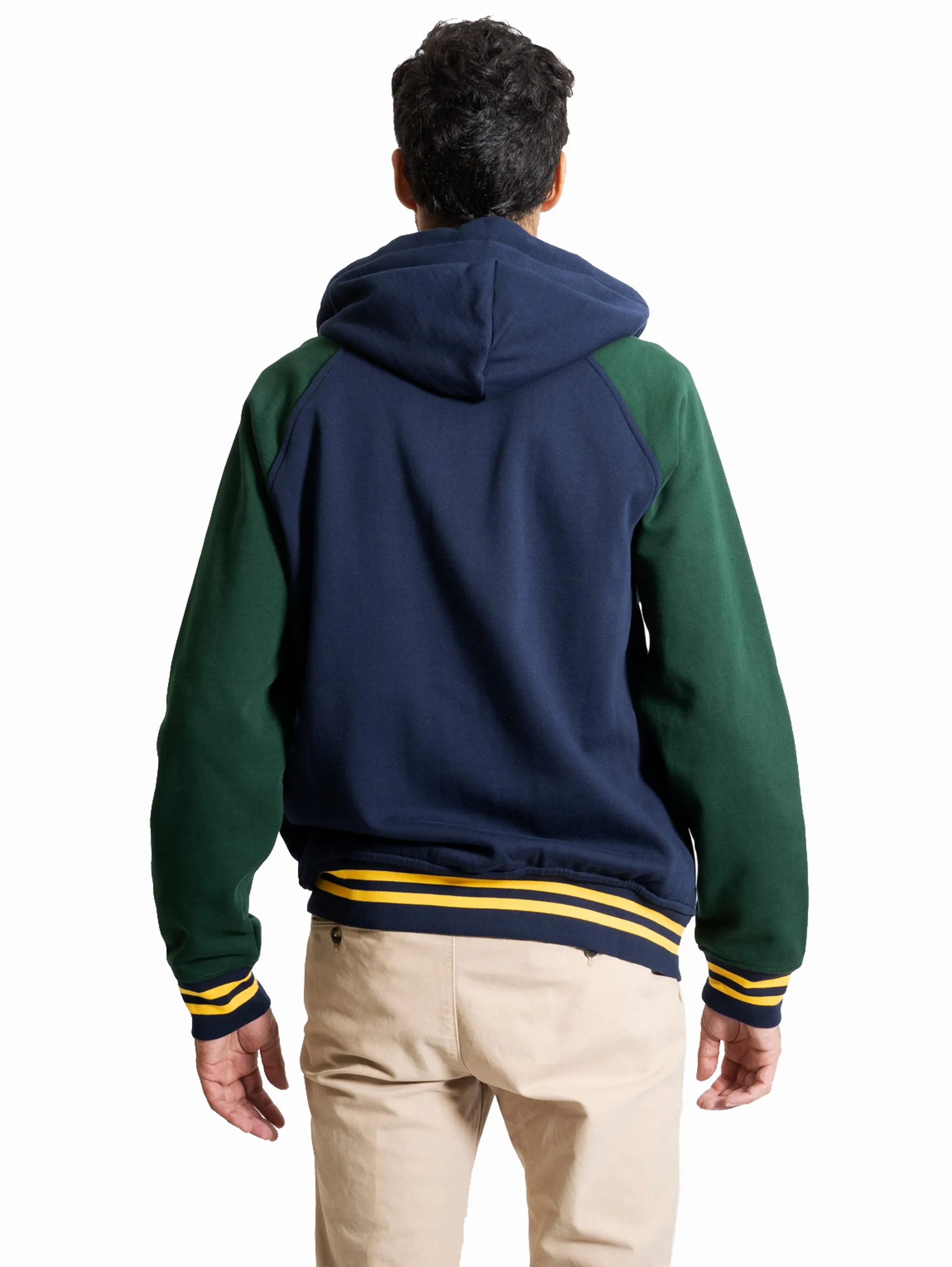 Giacca da Baseball Blu/Verde