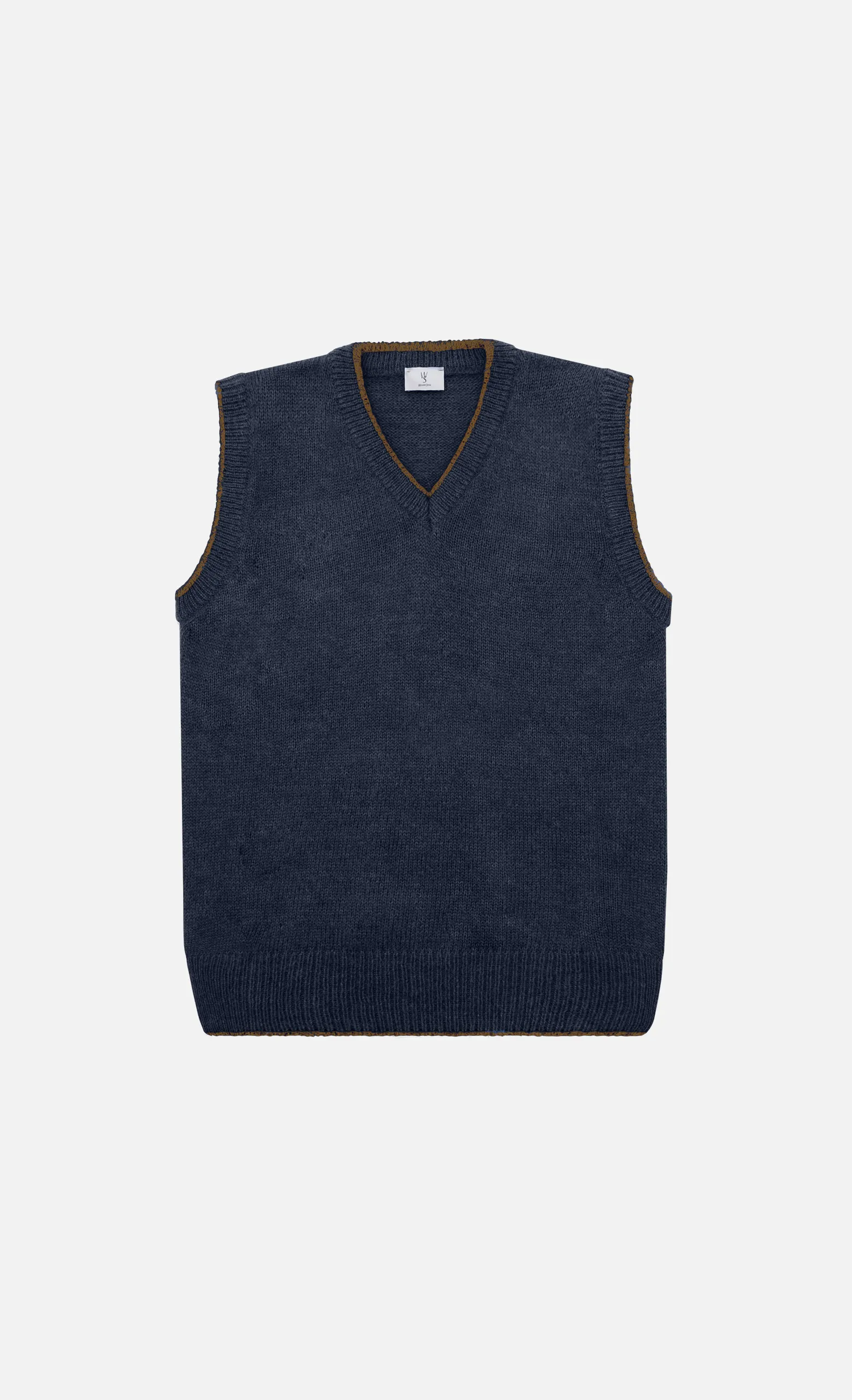 Gilet Arold – Blu/Caramello