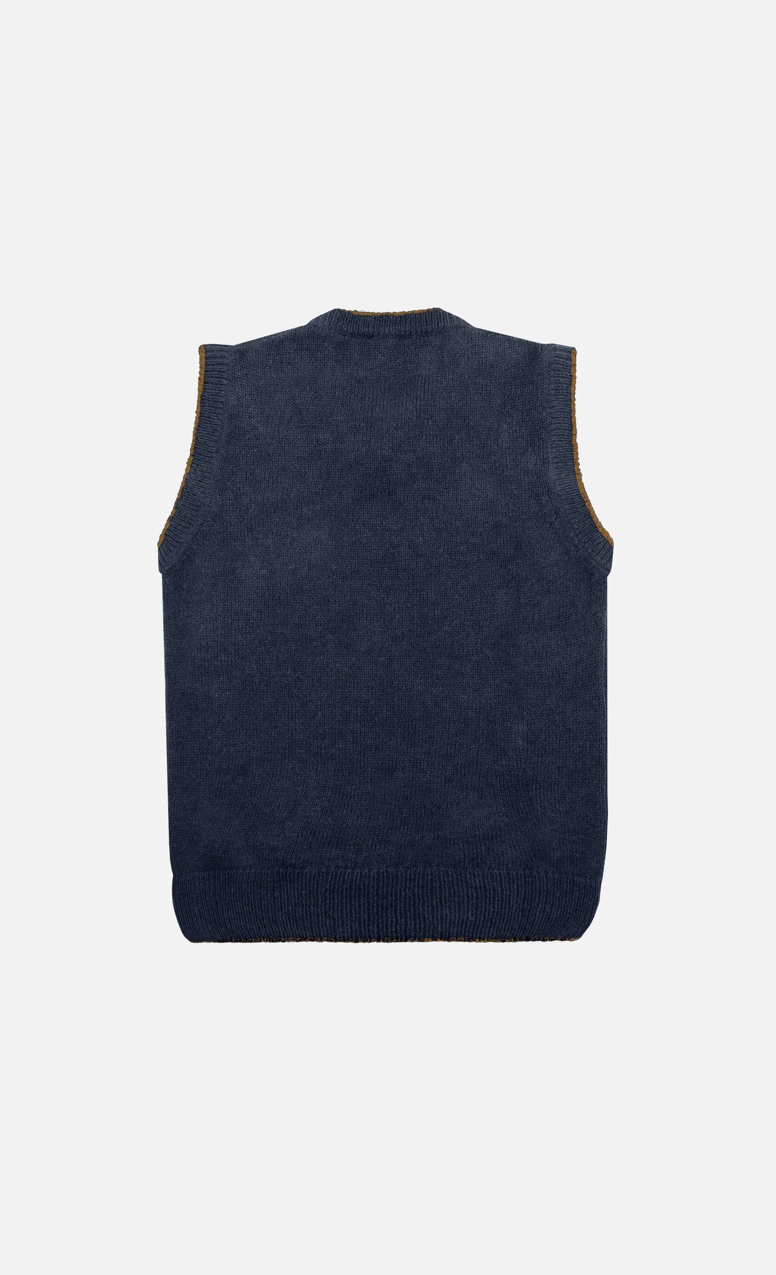Gilet Arold – Blu/Caramello