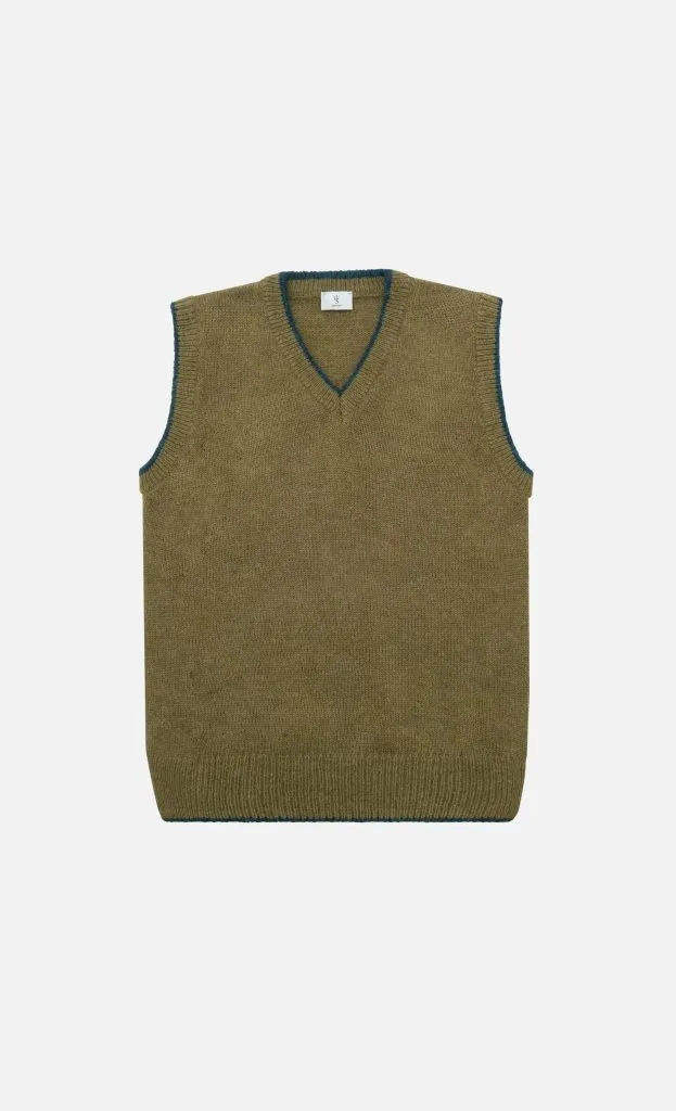 Gilet Arold – Khaki/Navy