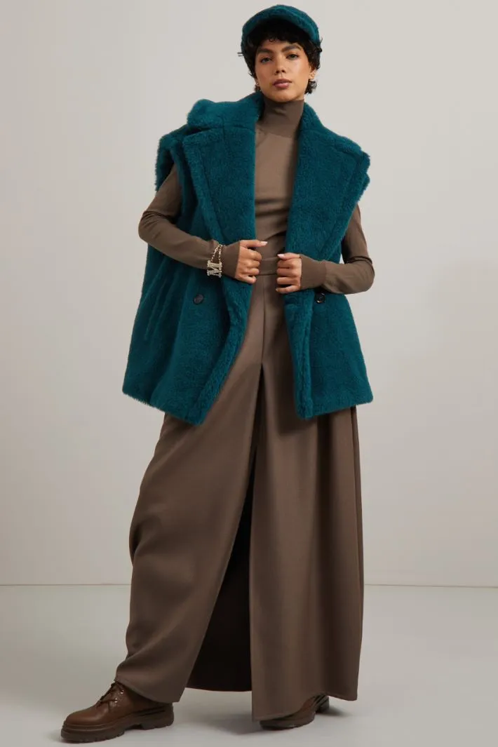 Gilet effetto peluche