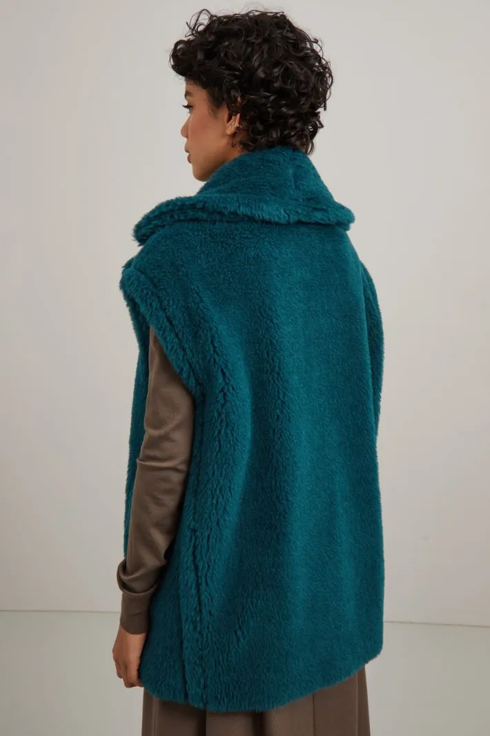 Gilet effetto peluche