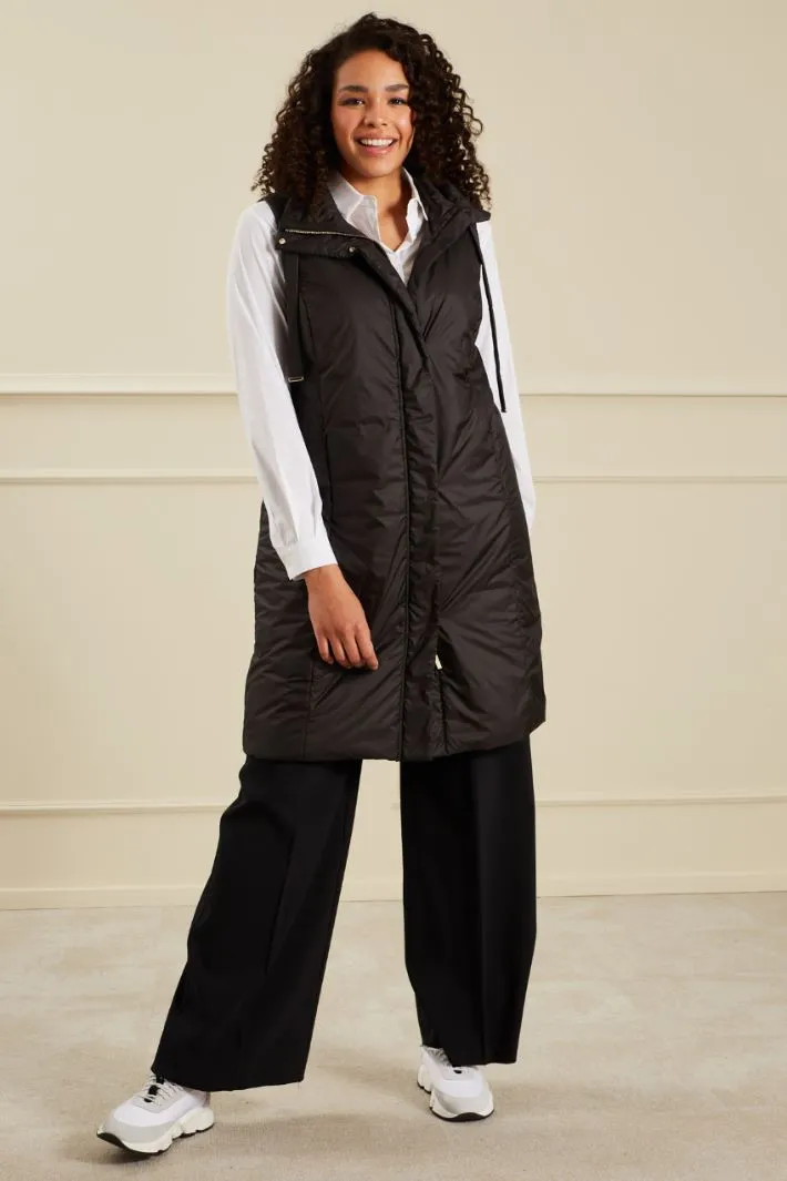 Gilet imbottito lungo