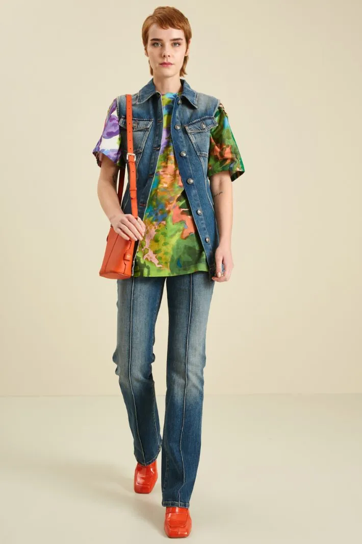 Gilet in denim
